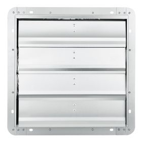 VEVOR 16'' Shutter Exhaust Fan, High-speed 2000 CFM, Aluminum Wall Mount Attic Fan with AC-motor, Ventilation and Cooling for Greenhouses, Garages, Sh