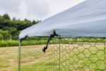 Large metal chicken coop octagon, steel wire dipped plastic mesh, oxford cloth silver plated waterproof and UV resistant, ducks, rabbits, sheep and bi
