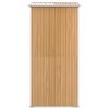 Garden Shed Light Brown 75.6"x42.5"x87.8" Galvanized Steel