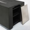 Dark Grey 70inch Concrete Large Fire Pit Table