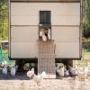 Automatic Chicken Coop Door with Timer Setting IP44 Waterproof Battery Powered Multi-Modes Chicken Coop Door Opener Anti-Pinch Function Chicken Access