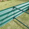 Raised Garden Bed Outdoor, 6√ó3√ó1ft , Metal Raised Rectangle Planter Beds for Plants, Vegetables, and Flowers - Green