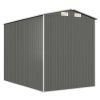 Garden Shed Light Gray 75.6"x107.9"x87.8" Galvanized Steel