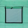 Walk-in Greenhouse Hexagonal Upgrade Reinforced Frame Heavy Duty Plastic Greenhouse Reinforced Thickened Waterproof Insulation(13.1*8.6 ft)