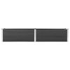 Garden Raised Bed 78.7"x19.7"x21.3" WPC Gray