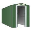 Garden Shed Green 75.6"x173.2"x87.8" Galvanized Steel