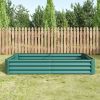 Raised Garden Bed Outdoor, 6√ó3√ó1ft , Metal Raised Rectangle Planter Beds for Plants, Vegetables, and Flowers - Green