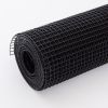 24 inch√ó50 ft Black Vinyl Coated Hardware Cloth, 21 Gauge 1/4 inch Black PVC Hardware Cloth, Black Welded Wire Fence Supports Poultry-Netting Cage-Ho