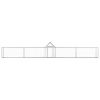 Chicken Coop 29.5'x3.3'x4.9' Galvanized Steel