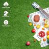 Realistic Synthetic Artificial Grass Mat 3ft x 33ft with 3/8" grass blades height Indoor Outdoor Garden Lawn Landscape Turf for Pets,swimming pools, g