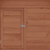 Chicken Coop Mocha and White 59.8"x37.7"x43.3" Solid Firwood