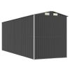 Garden Shed Anthracite 75.6"x205.9"x87.8" Galvanized Steel