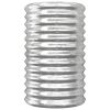 Garden Planter Powder-coated Steel 15.7"x15.7"x26.8" Silver