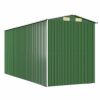 Garden Shed Green 75.6"x173.2"x87.8" Galvanized Steel