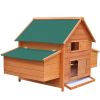 Chicken Coop Wood 61.2"x38.2"x43.3"