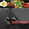 Electric Teppanyaki Tabletop Grill Griddle BBQ Grill Non Stick Camping