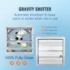 VEVOR 16'' Shutter Exhaust Fan, High-speed 2000 CFM, Aluminum Wall Mount Attic Fan with AC-motor, Ventilation and Cooling for Greenhouses, Garages, Sh