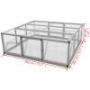 Chicken Coop Aluminum 71.7"x71.7"x24"