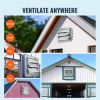 VEVOR 12'' Shutter Exhaust Fan, High-speed 1000 CFM, Aluminum Wall Mount Attic Fan with AC-motor, Ventilation and Cooling for Greenhouses, Garages, Sh