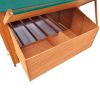 Chicken Coop Wood 61.2"x38.2"x43.3"