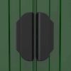 Garden Shed Green 75.6"x238.6"x87.8" Galvanized Steel