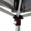 10' x 10' Pop-Up Canopy Tent with 1 Removable Sidewall, Commercial Instant Sun Shelter, Tents for Parties with Wheeled Carry Bag for Outdoor, Garden,