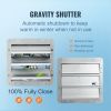 VEVOR 12'' Shutter Exhaust Fan, High-speed 1000 CFM, Aluminum Wall Mount Attic Fan with AC-motor, Ventilation and Cooling for Greenhouses, Garages, Sh
