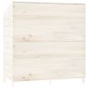 Garden Shed White 40.2"x20.5"x44.1" Solid Wood Fir