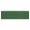 Garden Shed Green 75.6"x271.3"x87.8" Galvanized Steel