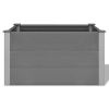 Garden Raised Bed WPC 39.4"x19.7"x21.3" Gray