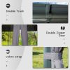 Outdoor Gazebo 10'x12', Permanent Hardtop Gazebo with Aluminum Frame for Patios Deck Backyard, Galvanized Steel Double Roof, Curtains and Netting for