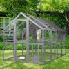 Super Large Cat Run House Outdoor,Luxury Cat Cage,Multiple Zones for Pets' Walking and Recreation in Wooden Catio Enclosure Patio with Bouncy Bridge,P