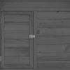 Chicken Coop Gray and White 59.8"x37.7"x43.3" Solid Firwood
