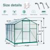Greenhouse 6x8FT Green