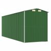 Garden Shed Green 75.6"x205.9"x87.8" Galvanized Steel
