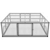 Chicken Coop Aluminum 71.7"x71.7"x24"