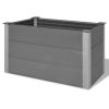 Garden Raised Bed WPC 39.4"x19.7"x21.3" Gray
