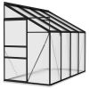 Greenhouse Anthracite Aluminum 185 ft¬≥