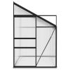 Greenhouse Anthracite Aluminum 185 ft¬≥