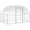 Outdoor Chicken Coop 9.8'x6.6'x6.6' Galvanized Steel