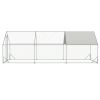Large Metal Chicken Coop, Walk-in Chicken Run,Galvanized Wire Poultry Chicken Hen Pen Cage, Rabbits Duck Cages with Waterproof and Anti-Ultraviolet Co