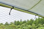 Large metal chicken coop hexagonal, steel wire dipped plastic mesh, oxford cloth silver plated waterproof and UV resistant, ducks, rabbits, sheep and