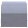 Outdoor Chicken Coop 9.8'x13.1'x6.6' Galvanized Steel