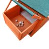 Wooden Chicken Coop,Waterproof Outdoor Large Chicken House for 4 Chickens, with a Removable Tray,Nesting Box, Wire Fence, and Other Compartments.