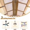 12x16ft Hardtop Gazebo, Permanent Outdoor Gazebo with Polycarbonate Double Roof, Aluminum Gazebo Pavilion with Curtain and Net for Garden, Patio, Lawn